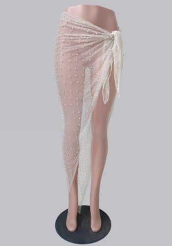 (Only Skirts)2023 Styles Women Sexy&Fashion Spring&Summer TikTok&Instagram Styles See Through Mesh Cover Ups Beach Skirts