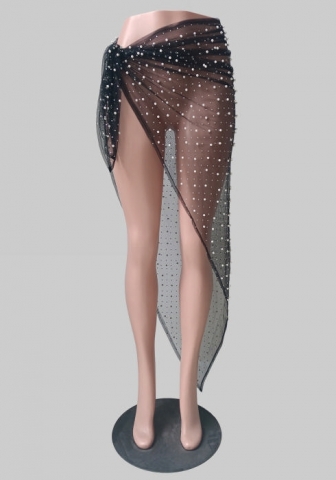 (Only Skirts)2023 Styles Women Sexy&Fashion Spring&Summer TikTok&Instagram Styles See Through Mesh Cover Ups Beach Skirts