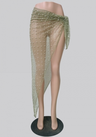 (Only Skirts)2023 Styles Women Sexy&Fashion Spring&Summer TikTok&Instagram Styles See Through Mesh Cover Ups Beach Skirts