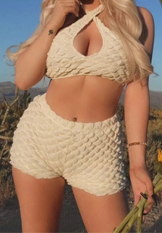 (Apricot)2023 Styles Women Sexy&Fashion Spring&Summer TikTok&Instagram Styles Short Two Piece Suit