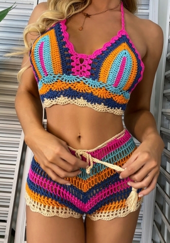 (Real Image)2023 Styles Women Sexy&Fashion Spring&Summer TikTok&Instagram Styles Sweater Bikini Set