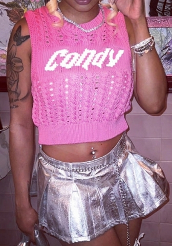 (Only Tops)(Pink)2023 Styles Women Sexy&Fashion Spring&Summer TikTok&Instagram Styles Sweater Tops