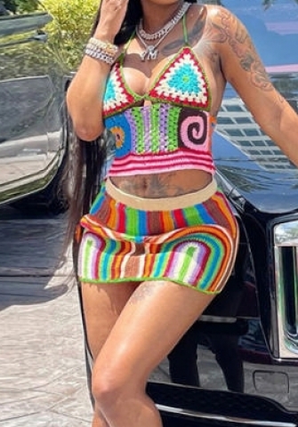 (Real Image)2023 Styles Women Sexy&Fashion Spring&Summer TikTok&Instagram Styles Sweater Two Piece Dress