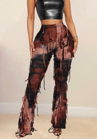 (Only Bottom)(Real Image)2023 Styles Women Sexy&Fashion Spring&Summer TikTok&Instagram Styles Tassel Long Pants