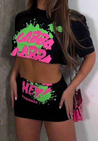 (Real Image)2023 Styles Women Sexy&Fashion Spring&Summer TikTok&Instagram Styles Print Two Piece Dress