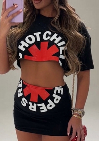 (Red)2023 Styles Women Sexy&Fashion Spring&Summer TikTok&Instagram Styles Print Two Piece Dress