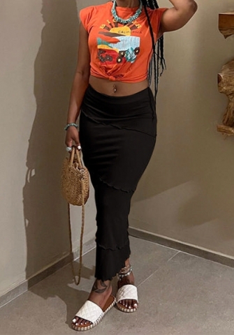 (Only Bottom)(Black)2023 Styles Women Sexy&Fashion Spring&Summer TikTok&Instagram Styles Skirts