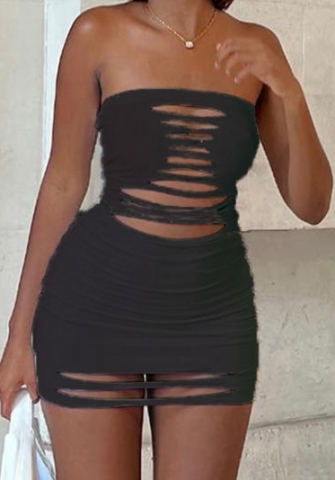 (Real Image)2023 Styles Women Sexy&Fashion Spring&Summer TikTok&Instagram Styles Ripped Club Dress