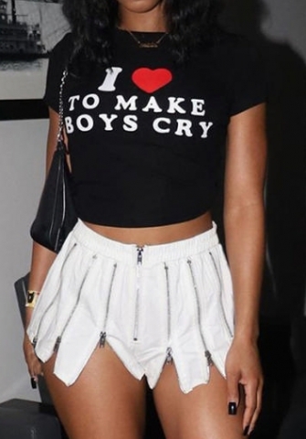 (Only Bottom)(Real Image)2023 Styles Women Sexy&Fashion Spring&Summer TikTok&Instagram Styles White Short Pants