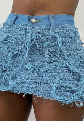 (Blue)2023 Styles Women Sexy&Fashion Spring&Summer TikTok&Instagram Styles Jeans Skirts