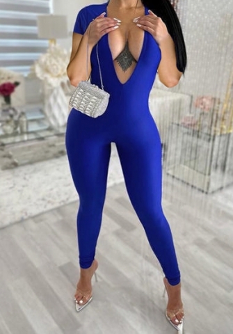 (Blue)2023 Styles Women Sexy&Fashion Spring&Summer TikTok&Instagram Styles Backless Jumpsuit