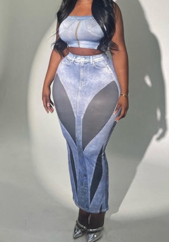 (Real Image)2023 Styles Women Sexy&Fashion Spring&Summer TikTok&Instagram Styles Print Maxi Dress