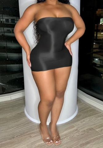 (Black)2023 Styles Women Sexy&Fashion Spring&Summer TikTok&Instagram Styles Tube Mini Dress