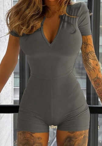 (Real Image)2023 Styles Women Sexy&Fashion Spring&Summer TikTok&Instagram Styles Solid Color Romper