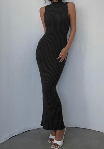 (Real Image)2023 Styles Women Sexy&Fashion Spring&Summer TikTok&Instagram Styles Gray Maxi Dress