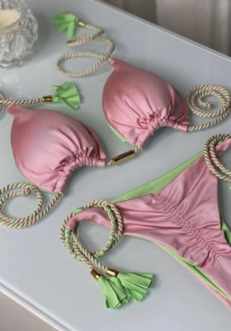 (Real Image)2023 Styles Women Sexy&Fashion Spring&Summer TikTok&Instagram Styles Bikini Set