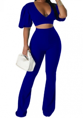 (Blue)2023 Styles Women Sexy&Fashion Spring&Summer TikTok&Instagram Styles Loose Casual Two Piece Suit