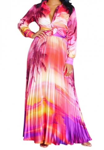 (Pink)2023 Styles Women Sexy&Fashion Spring&Summer TikTok&Instagram Styles Loose Floral Maxi Dress