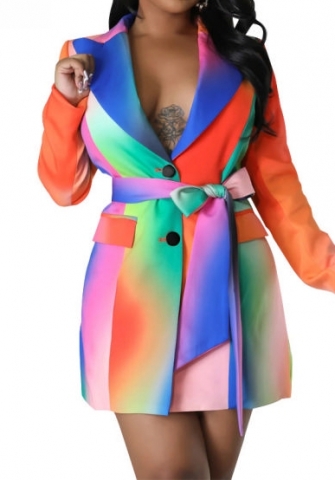 (Real Image)2023 Styles Women Sexy&Fashion Spring&Summer TikTok&Instagram Styles Loose Casual Print Dress