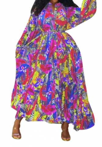 (Rose)2023 Styles Women Sexy&Fashion Spring&Summer TikTok&Instagram Styles Loose Floral Maxi Dress