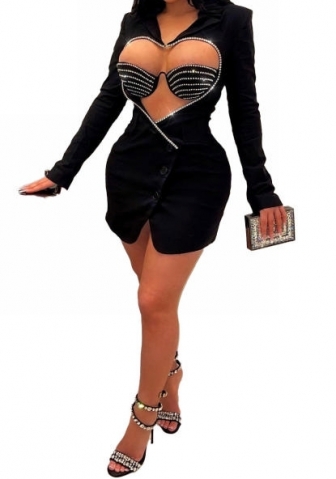 (Plus Size)(Real Image)2023 Styles Women Sexy&Fashion Spring&Summer TikTok&Instagram Styles Print Loose Long Sleeve Mini Dress