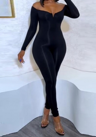 (Plus Size)(Real Image)2023 Styles Women Sexy&Fashion Spring&Summer TikTok&Instagram Styles Black Jumpsuit