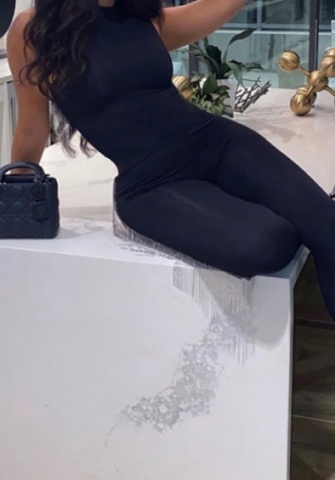 (Real Image)2023 Styles Women Sexy&Fashion Spring&Summer TikTok&Instagram Styles Solid Color Slim Jumpsuit