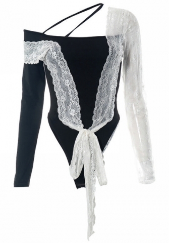 (Real Image)2023 Styles Women Sexy&Fashion Spring&Summer TikTok&Instagram Styles Mesh Long Sleeve Bodysuit