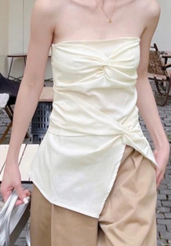 (Only Tops)(Real Image)2023 Styles Women Sexy&Fashion Spring&Summer TikTok&Instagram Styles Tube Tee