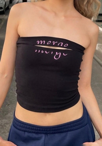 (Black)2023 Styles Women Sexy&Fashion Spring&Summer TikTok&Instagram Styles Tube Tank Tops