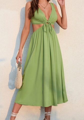 (Green)2023 Styles Women Sexy&Fashion Spring&Summer TikTok&Instagram Styles Casual Hem Midi Dress
