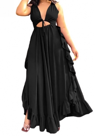 (Real Image)2023 Styles Women Sexy&Fashion Spring&Summer TikTok&Instagram Styles Strap Cut Out Maxi Dress