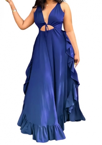 (Real Image)2023 Styles Women Sexy&Fashion Spring&Summer TikTok&Instagram Styles Strap Cut Out Maxi Dress