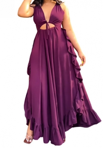 (Real Image)2023 Styles Women Sexy&Fashion Spring&Summer TikTok&Instagram Styles Strap Cut Out Maxi Dress