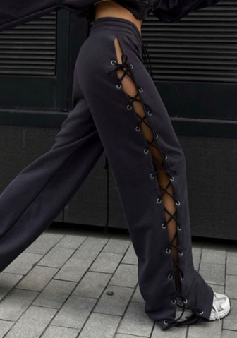 (Real Image)2023 Styles Women Sexy&Fashion Spring&Summer TikTok&Instagram Styles Double Lace Up Long Pants