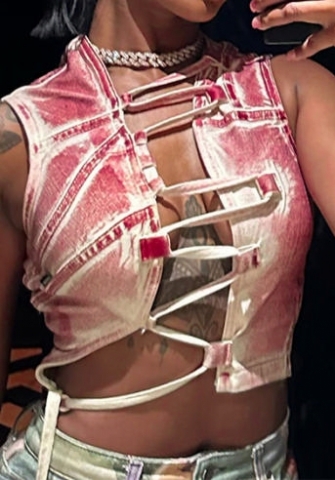 (Real Image)2023 Styles Women Sexy&Fashion Spring&Summer TikTok&Instagram Styles Lace Up Tank Tops