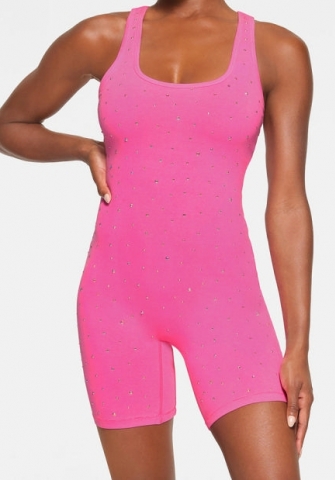 (Rose)2023 Styles Women Sexy&Fashion Spring&Summer TikTok&Instagram Styles Sequins Strap Romper