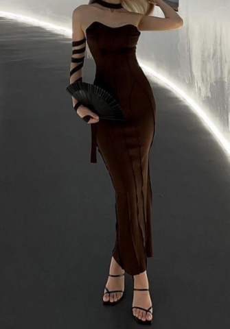 (Real Image)2023 Styles Women Sexy&Fashion Spring&Summer TikTok&Instagram Styles Office OL Maxi Dress