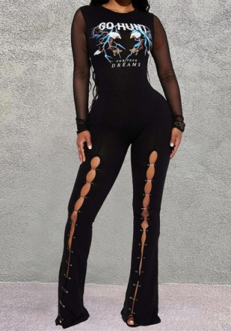 (Real Image)2023 Styles Women Sexy&Fashion Spring&Summer TikTok&Instagram Styles Cut Out Lace Up Jumpsuit