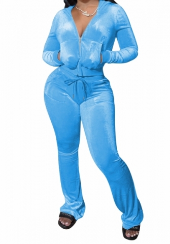 (Real Image)2023 Styles Women Sexy&Fashion Spring&Summer TikTok&Instagram Styles Hoodie Velvet Two Piece Suit