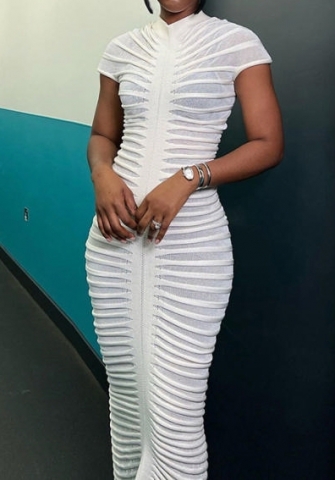 (Real Image)2023 Styles Women Sexy&Fashion Spring&Summer TikTok&Instagram Styles Short Sleeve Maxi Dress