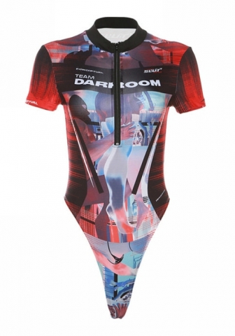 (Real Image)2023 Styles Women Sexy&Fashion Spring&Summer TikTok&Instagram Styles Print Green Bodysuit