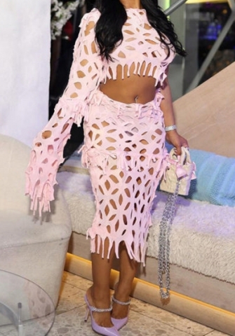 (Real Image)2023 Styles Women Sexy&Fashion Spring&Summer TikTok&Instagram Styles Hollow Two Piece Dress