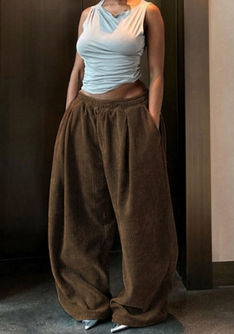 (Only Bottom)(Coffee)2023 Styles Women Sexy&Fashion Spring&Summer TikTok&Instagram Styles Loose Long Pants