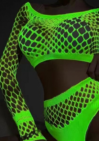 2023 Styles Women Sexy&Fashion Spring&Summer TikTok&Instagram Styles Green Lace BodySuit/Dress