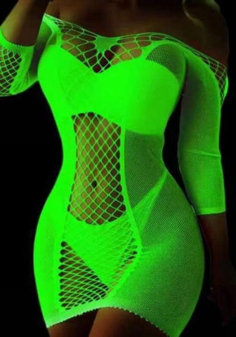 2023 Styles Women Sexy&Fashion Spring&Summer TikTok&Instagram Styles Green Lace BodySuit/Dress