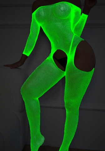 2023 Styles Women Sexy&Fashion Spring&Summer TikTok&Instagram Styles Green Lace BodySuit/Dress