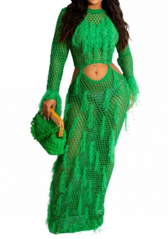 (Real Image)2023 Styles Women Sexy&Fashion Autumn/Winter TikTok&Instagram Styles Sweater Maxi Dress