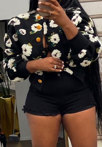 (Real Image)2023 Styles Women Sexy&Fashion Autumn/Winter TikTok&Instagram Styles Flower Fur Coat