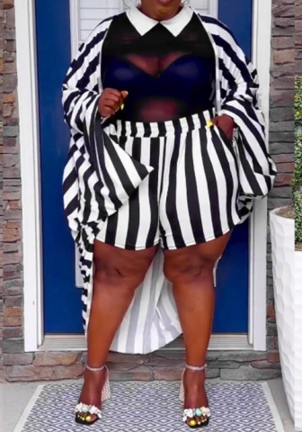 (Plus Size)(Real Image)2023 Styles Women Sexy&Fashion Autumn/Winter TikTok&Instagram Styles Short Two Piece Suit